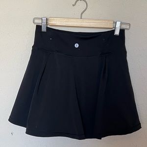 Black tennis skirt